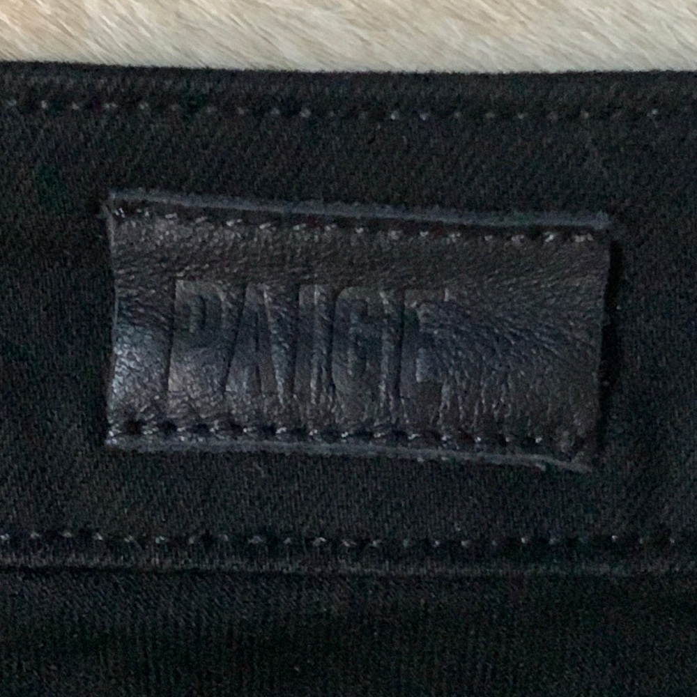 Paige BLACK Stretch “Verdugo Ultra SKINNY” Jeans - Picture 8 of 12